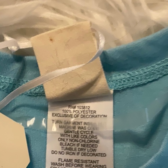 Belk Blue and Yellow Short Sleeve Tee with Sun Graphic - Picture 4 of 5